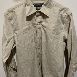 Men’s Banana Republic Button Down - Tan - Medium